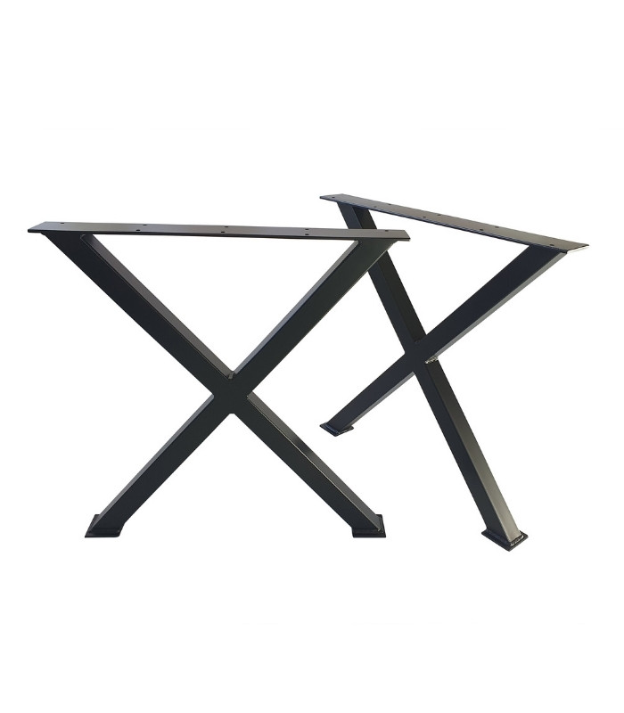 x metal table legs 2x2